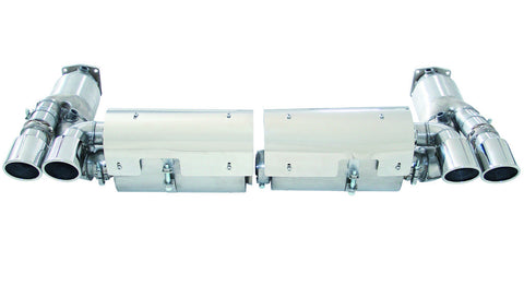 cargraphic 997.1 Turbo Exhaust system w/Flaps